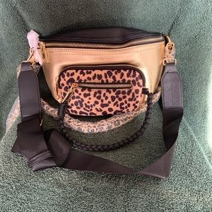 Steve Madden Cheetah print belt bag
